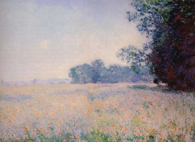 Claude Monet Oat Field Norge oil painting art